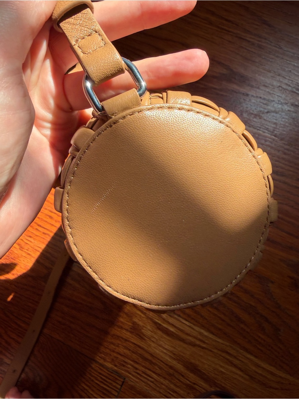 COS Woven Leather Crossbody Bag - Tan/Cognac - Picture 6 of 9
